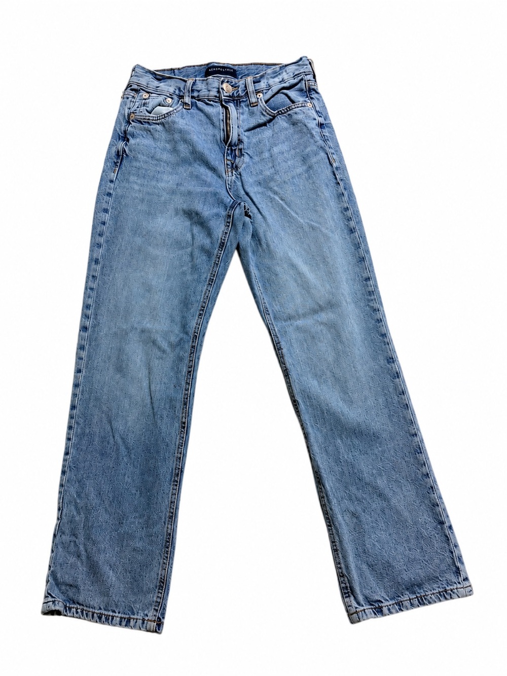 Aeropostale Light Blue High Rise Baggy Jeans